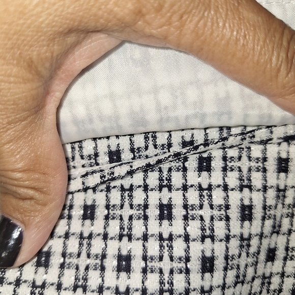 Emily White Black Business One Button Front Jacket Size 10 - Picture 7 of 13